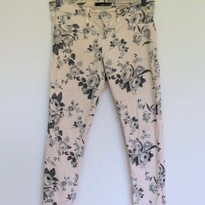 Nasty Gal Flying Monkey Floral Print Denim